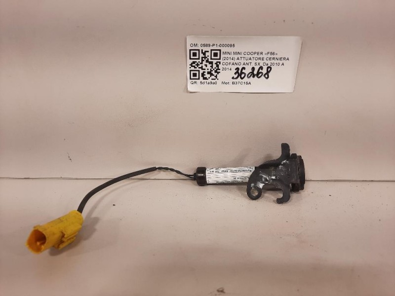 Attuatore Cerniera Cofano ANT SX 0589-P1-000095 Mini MINI Cooper F56 2014