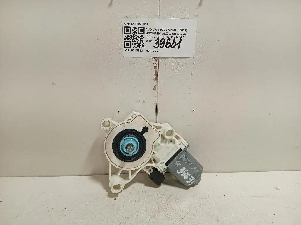 Motorino Alzacristallo Porta POST SX 4K8 858 811 Audi A6 4GD Avant 2016