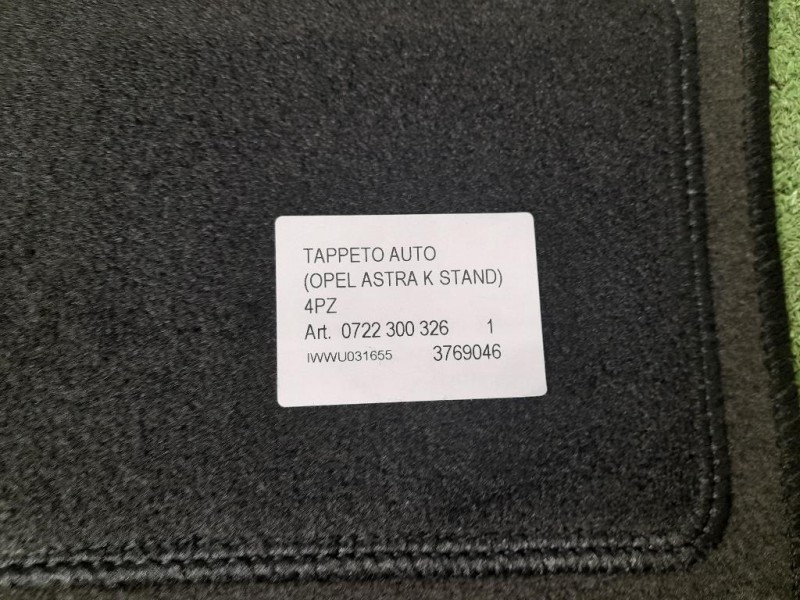 Tappetini Moquette 3769046 Opel Astra K 2016