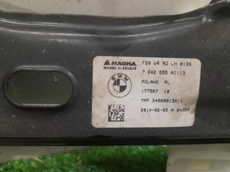 Motorino Alzacristallo Porta POST SX 7242555 Bmw Serie 1 F20 Berlina 2012