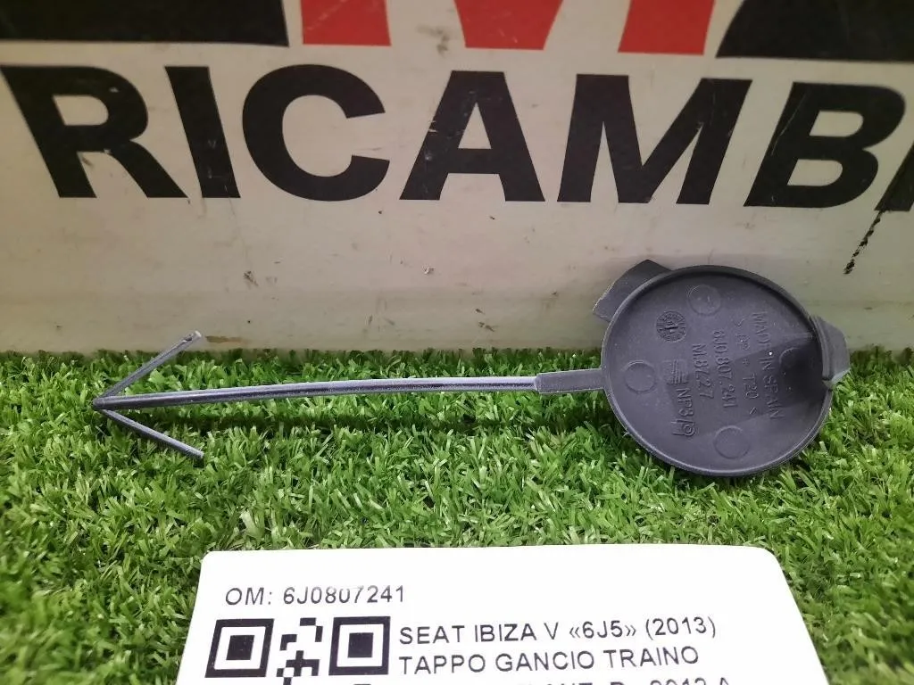 Tappo Gancio Traino Paraurti ANT 6J0807241 Seat Ibiza V 6J5 2013