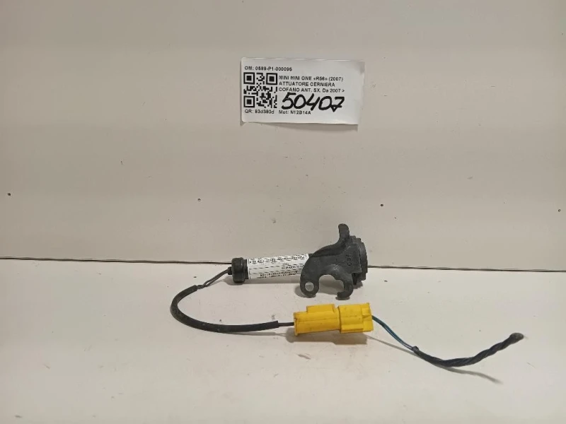 Attuatore Cerniera Cofano ANT SX 0589-P1-000095 Mini MINI ONE R56 2007