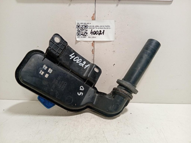 Tappo Vaschetta Acqua 8R0 955 452 A Audi Q5 8RB 2012