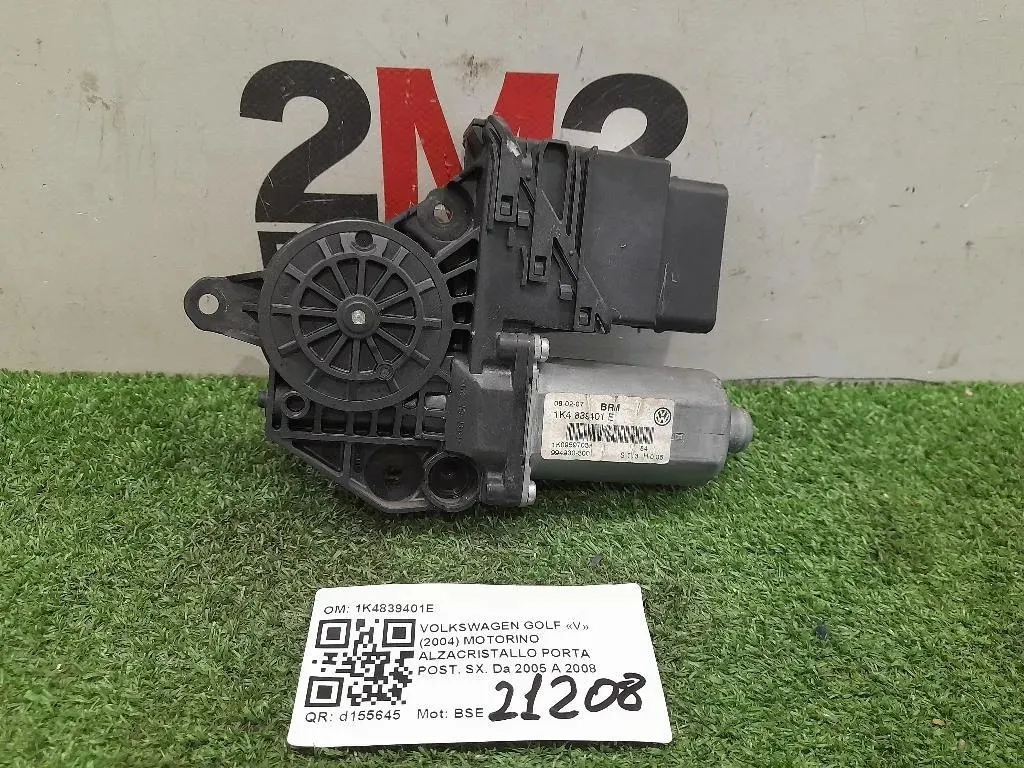Motorino Alzacristallo Porta POST SX 1K4839401E Volkswagen GOLF V 2004