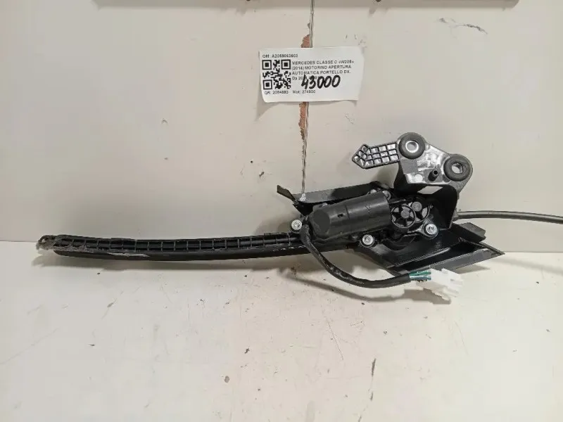 Motorino Apertura Automatica Portello DX A2059063603 Mercedes Classe C W205 2014