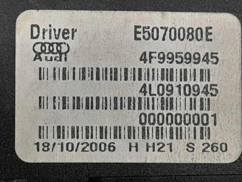 Motorino Apertura Automatica Portello SX 4F9959945 Audi Q7 4LB 2009