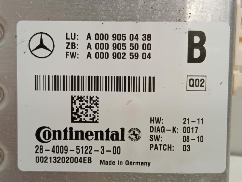 Telecamera A0009050438 Mercedes Classe ML W166 2012