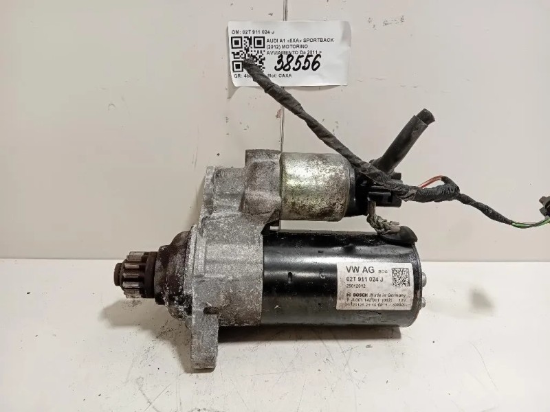 Motorino Avviamento 02T 911 024 J Audi A1 8XA Sportback 2012