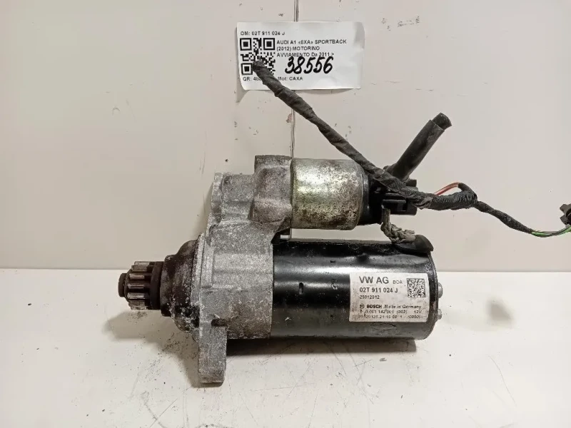 Motorino Avviamento 02T 911 024 J Audi A1 8XA Sportback 2012