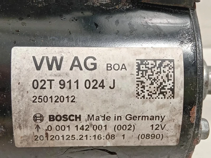 Motorino Avviamento 02T 911 024 J Audi A1 8XA Sportback 2012