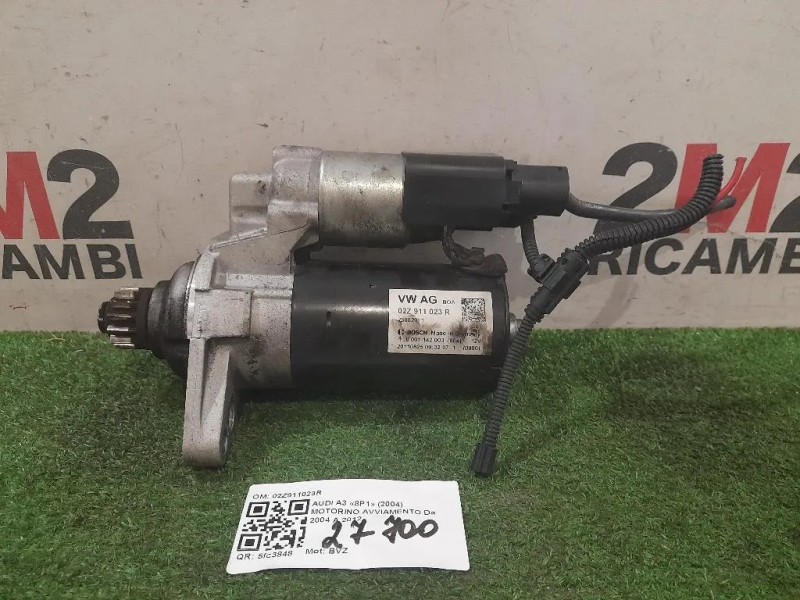 Motorino Avviamento 02Z911023R Audi A3 8P1 2004