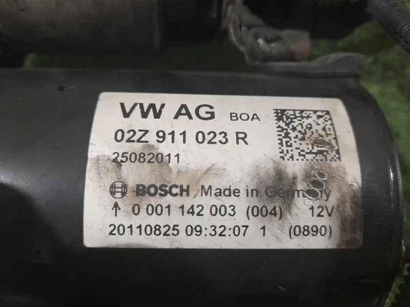 Motorino Avviamento 02Z911023R Audi A3 8P1 2004