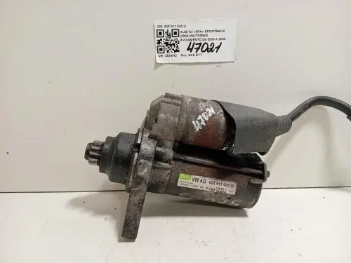 Motorino Avviamento 02Z 911 023 G Audi A3 8PA Sportback 2004