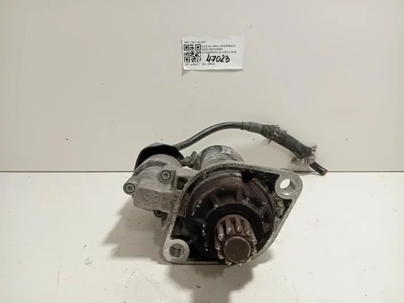 Motorino Avviamento 0 001 123 038 Audi A3 8PA Sportback 2008