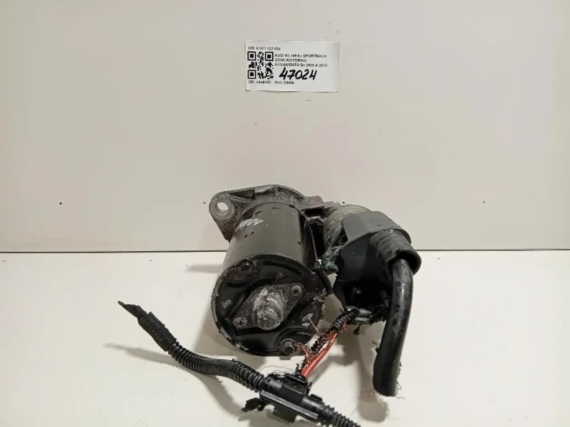 Motorino Avviamento 0 001 123 038 Audi A3 8PA Sportback 2008