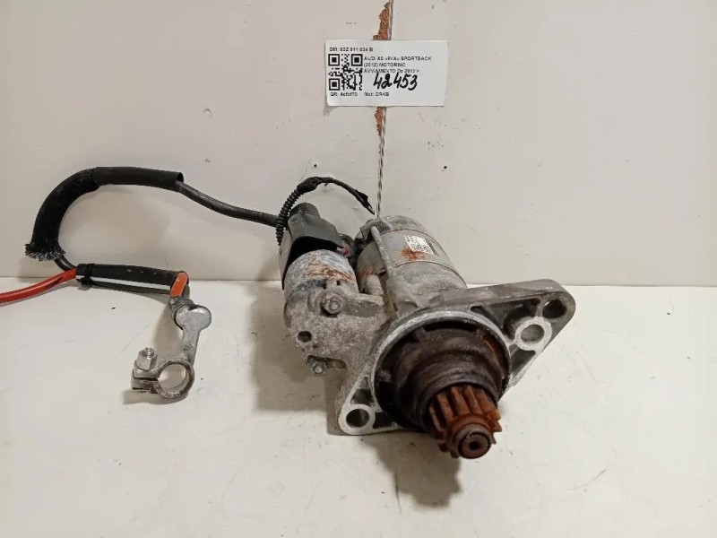 Motorino Avviamento 02Z 911 024 B Audi A3 8VA Sportback 2012