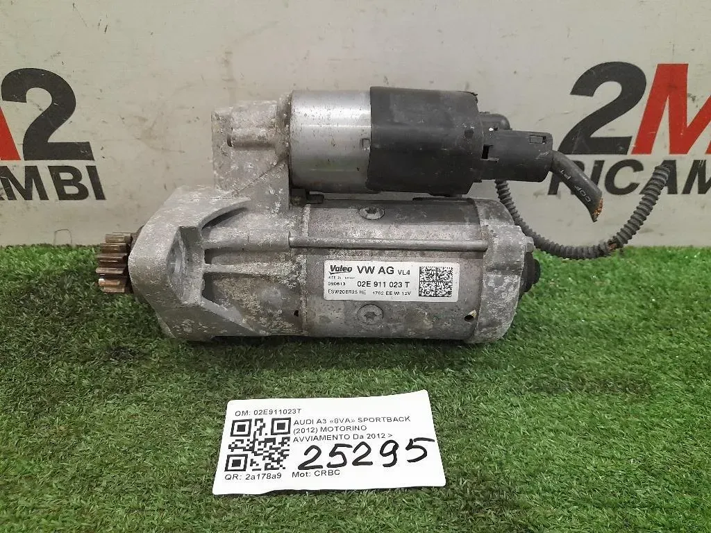 Motorino Avviamento 02E911023T Audi A3 8VA Sportback 2012