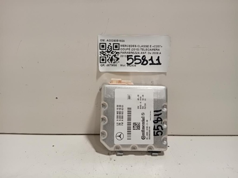 Telecamera Parabrezza ANT A0009051600 Mercedes Classe E C207 Coupé 2010