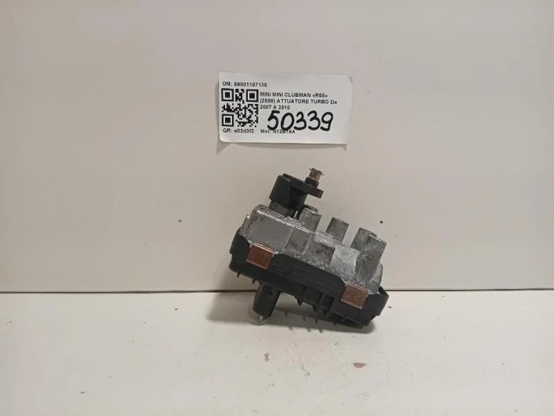 Attuatore Turbo 59001107138 Mini MINI Clubman R55 2008