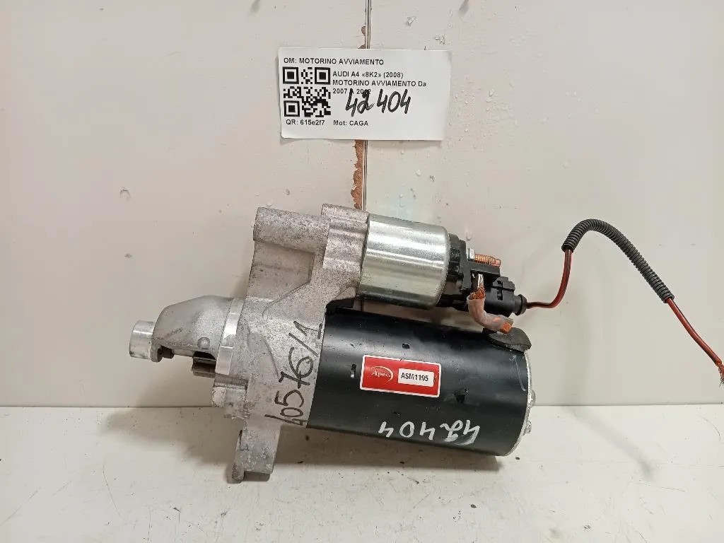 Motorino Avviamento 03L911021G Audi A4 8K2 2008