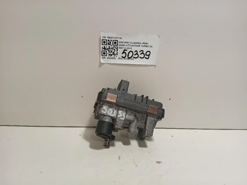Attuatore Turbo 59001107138 Mini MINI Clubman R55 2008