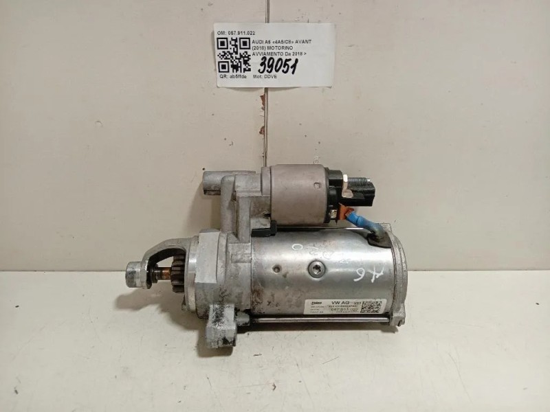 Motorino Avviamento 057911022 Audi A6 4a5c8 Avant 2018
