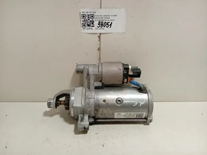Motorino Avviamento 057911022 Audi A6 4a5c8 Avant 2018