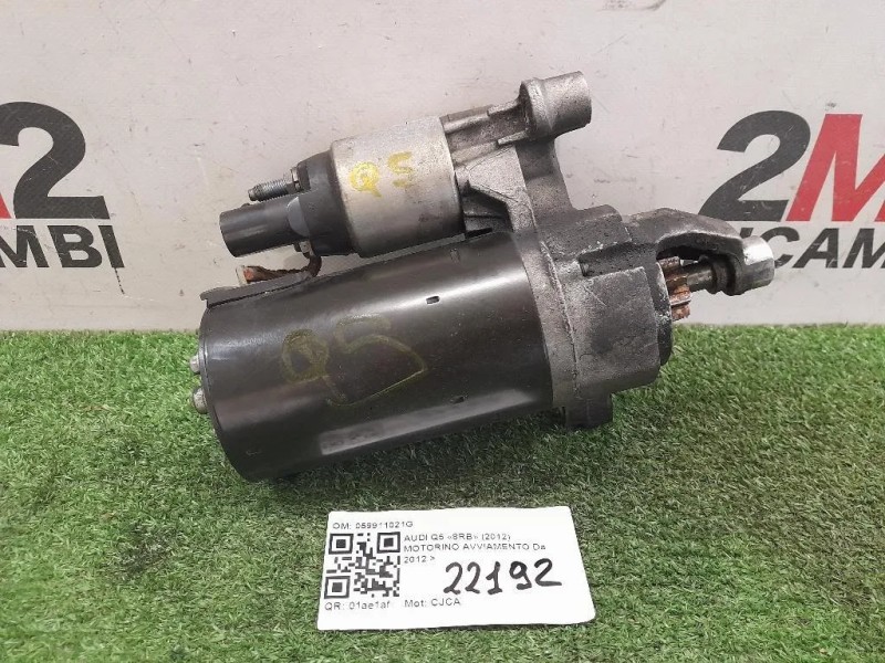 Motorino Avviamento 059911021G Audi Q5 8RB 2012