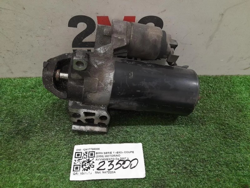 Motorino Avviamento 12417798006 Bmw Serie 1 E82 Coupe 2005