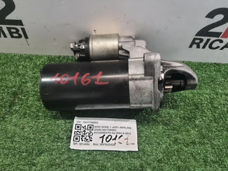 Motorino Avviamento 12417796892 Bmw Serie 1 E87 Berlina 2005
