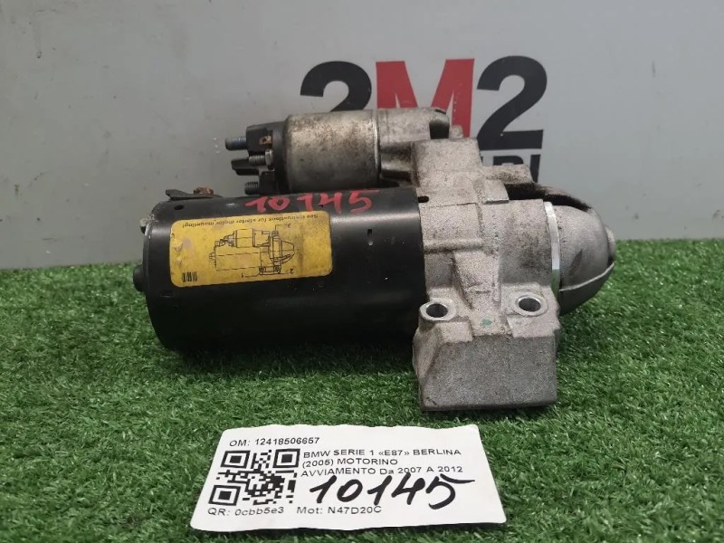 Motorino Avviamento 12418506657 Bmw Serie 1 E87 Berlina 2005