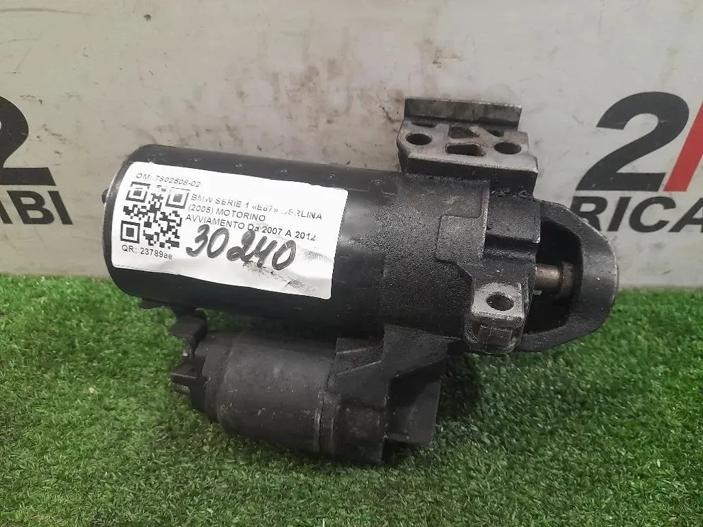 Motorino Avviamento 7802508-02 Bmw Serie 1 E87 Berlina 2005