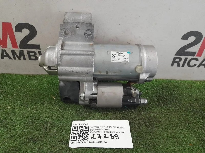 Motorino Avviamento 8570846 Bmw Serie 1 F21 Berlina 2015