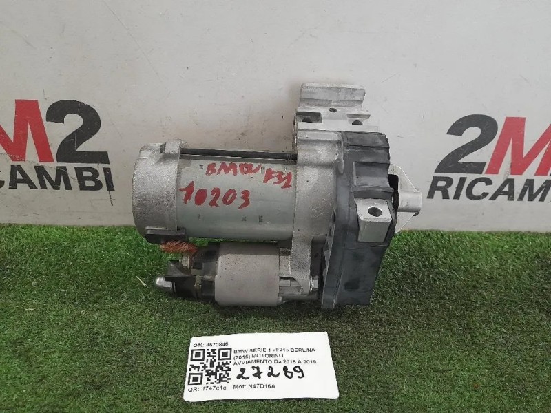 Motorino Avviamento 8570846 Bmw Serie 1 F21 Berlina 2015