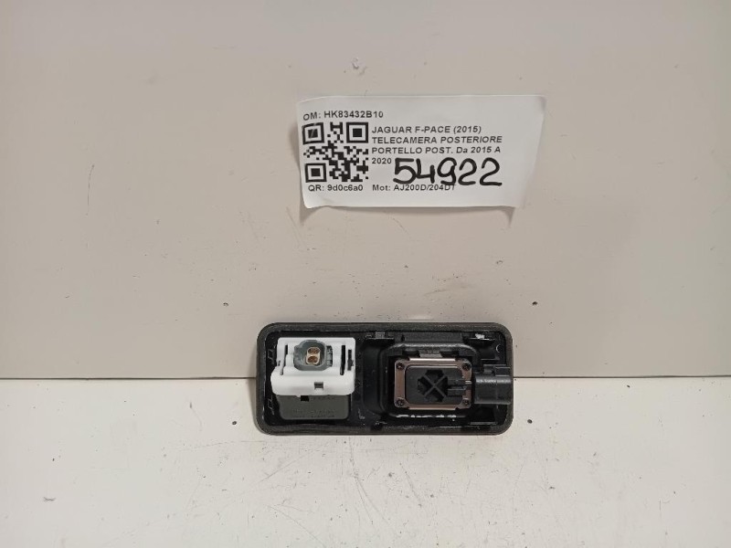 Telecamera Posteriore Portello POST HK83432B10 Jaguar F-pace 2015