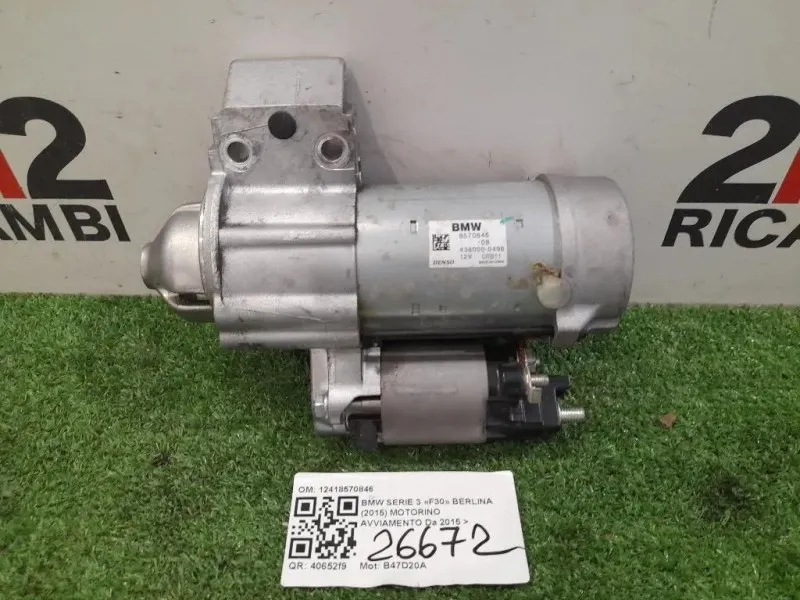 Motorino Avviamento 12418570846 Bmw Serie 3 F30 Berlina 2015