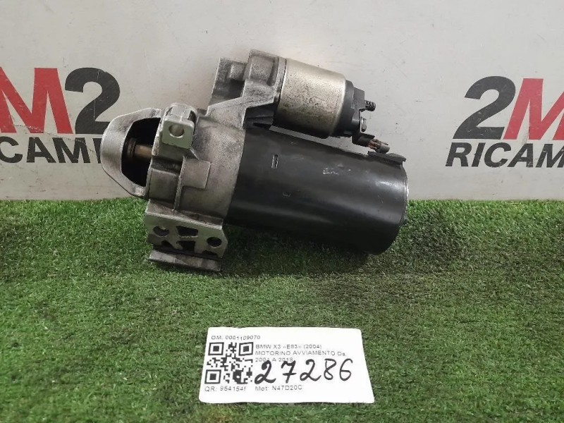 Motorino Avviamento 0001109070 Bmw X3 E83 2004