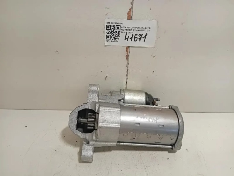 Motorino Avviamento 9826048080 Citroen Jumper III 2014