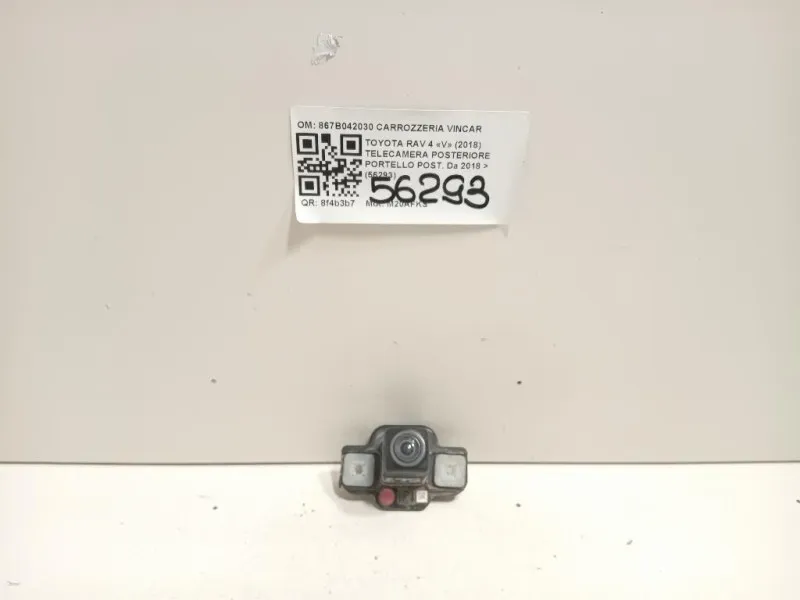Telecamera Posteriore Portello POST 867B042030 Toyota RAV 4 V 2018
