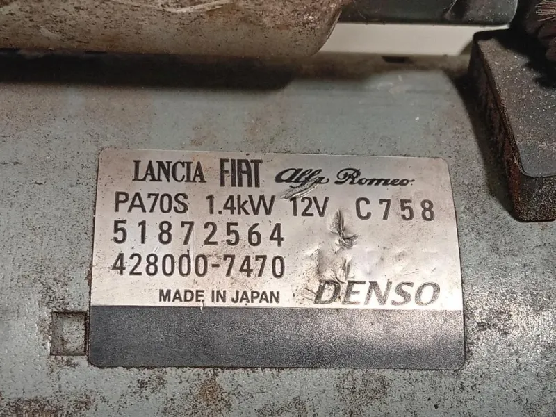 Motorino Avviamento MOTORINO AVVIAMENTO Fiat 500 II 2015