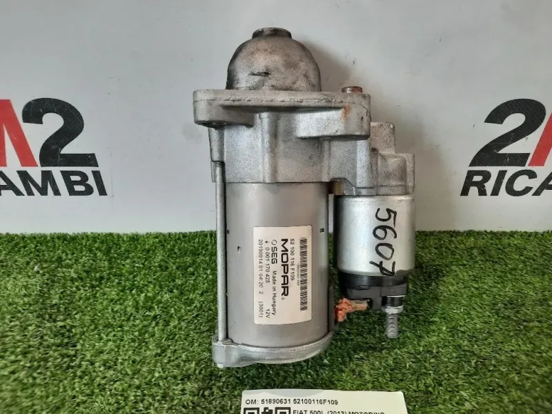 Motorino Avviamento 51890631 52100116F109 Fiat 500L 2013