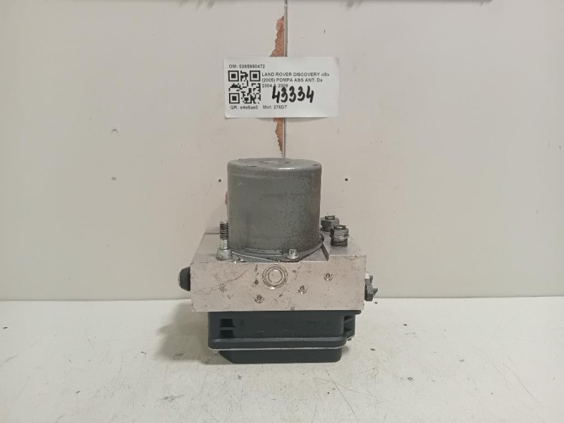 Pompa ABS ANT 0265950472 Land Rover Discovery III 2005