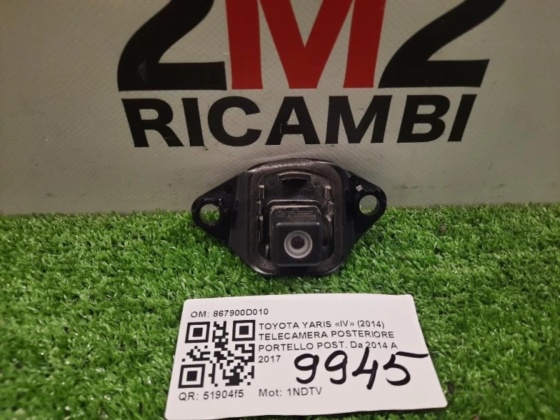 Telecamera Posteriore Portello POST 867900D010 Toyota Yaris IV 2014