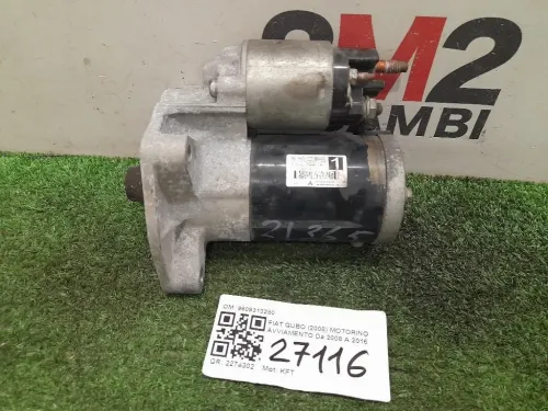 Motorino Avviamento 9609313280 Fiat QUBO 2008