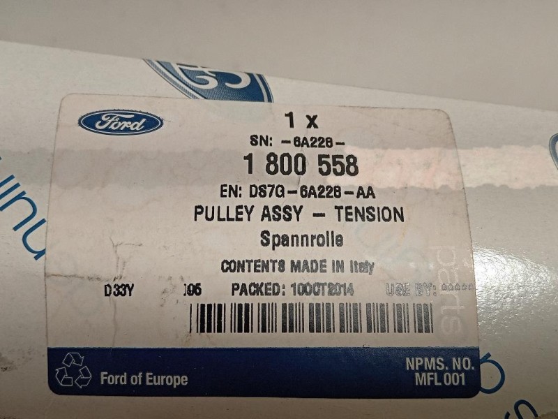 Tendicinghia Accessori AC 1800558 Ford C-max III 2011