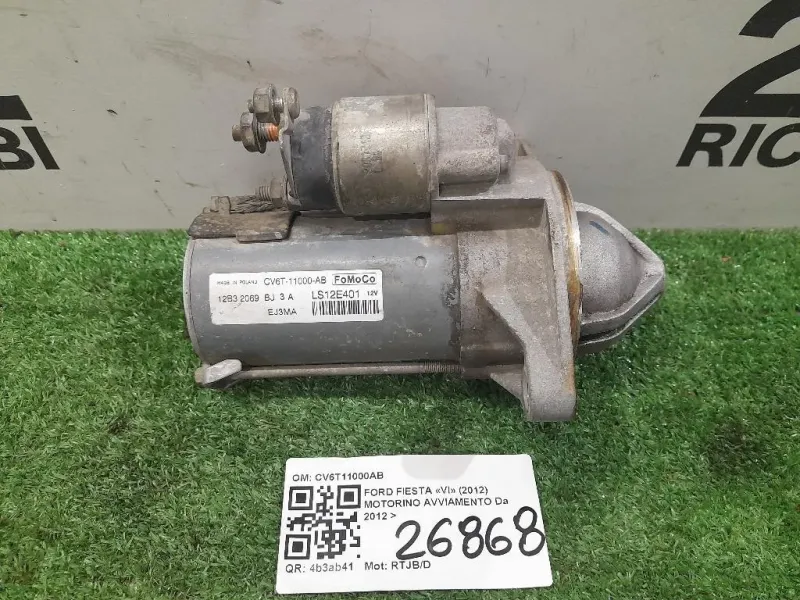 Motorino Avviamento CV6T11000AB Ford Fiesta VI 2012