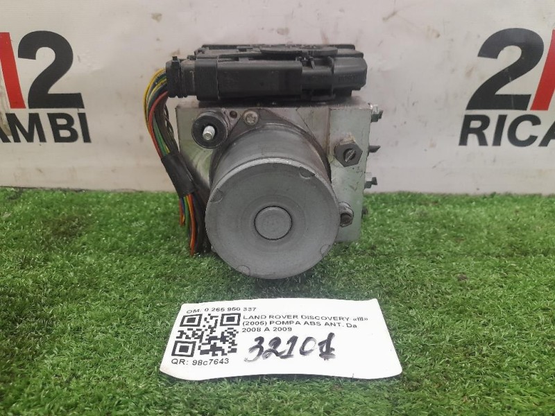 Pompa ABS ANT 0 265 950 337 Land Rover Discovery III 2005
