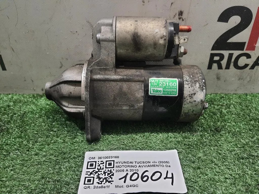 Motorino Avviamento 3610023160 Hyundai Tucson I 2005