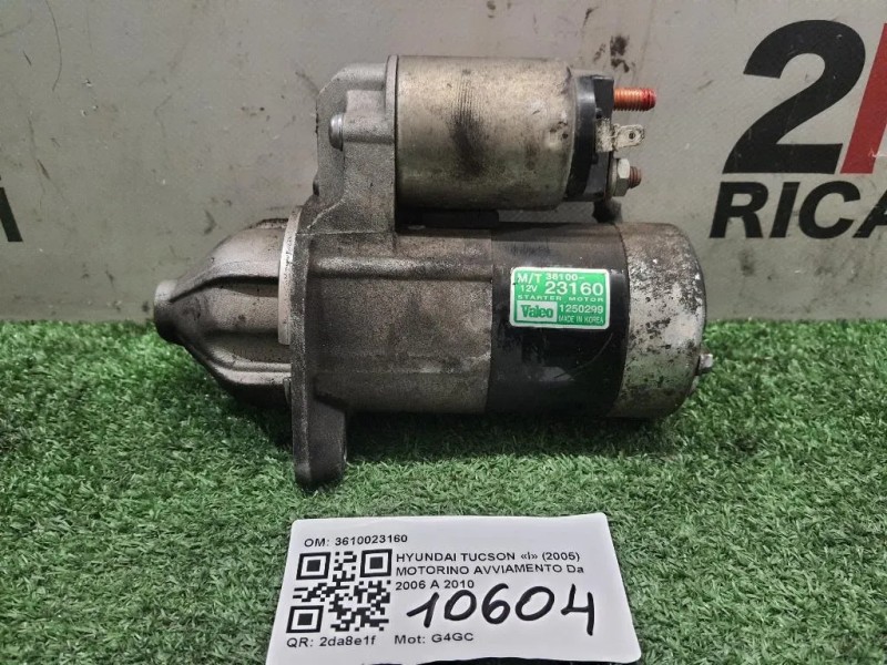 Motorino Avviamento 3610023160 Hyundai Tucson I 2005