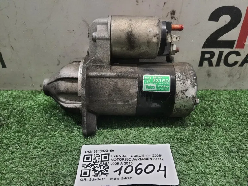 Motorino Avviamento 3610023160 Hyundai Tucson I 2005